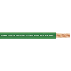 Cable 16 awg  color verde,Conductor de cobre suave cableado. Aislamiento de PVC, auto-extinguible.BOBINA de 100 MTS