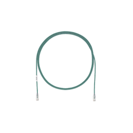 Cable de Parcheo TX6, UTP Cat6, Diámetro Reducido (28AWG), Color Verde, 3ft
