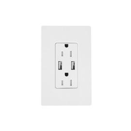 Receptáculo 15 A con puerto USB