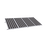 Montaje de aluminio  anodizado para techo o piso de concreto de rápida instalación línea Starter,  arreglo 1x4 módulos fotovoltaicos
