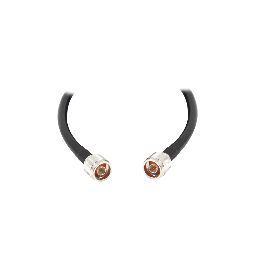 Jumper con Cable LMR400 con Conectores N Macho / N Macho de 12 metros. Jumper con Cable LMR400 con Conectores N Macho / N Macho de 12 metros.