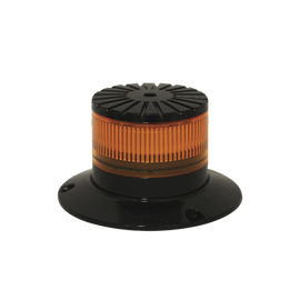 Baliza LED compacta discreta, domo ambar, color ambar