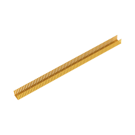 Canaleta Ranurada de PVC sin Tapa, Fiber-Duct™, 4 in de Ancho, 4 in de Alto y 1828.8 mm de Largo, Color Amarillo