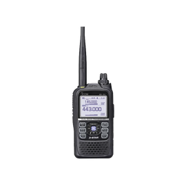 VHF UHF Dual Band Transceiver with 5W output power, 1304 channels of operation, IPX7 waterproof protection. Antenna, battery, clip belt, prog, software and data cable included.