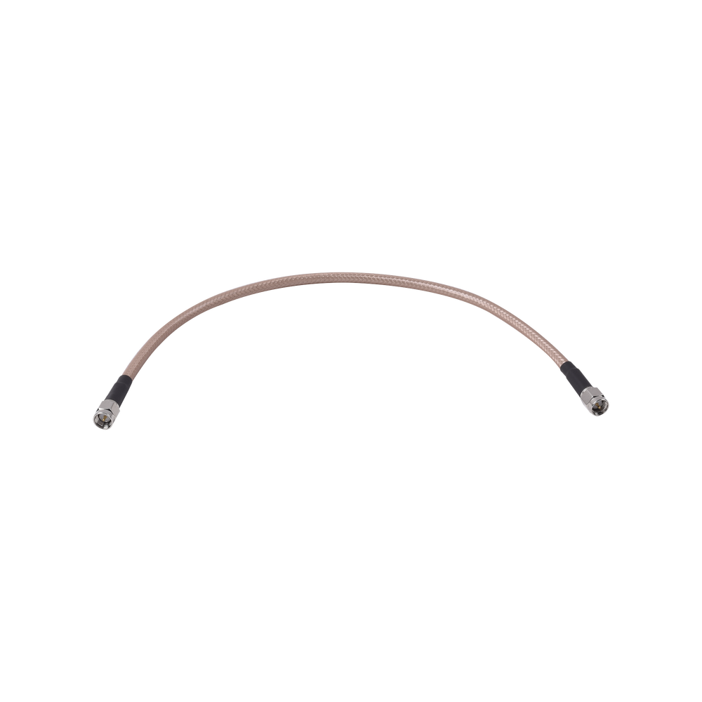 Jumper con cable RG-142 con conectores  SMA Macho/SMA Macho de 30 cm.