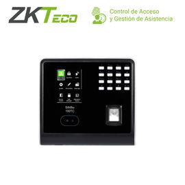 CONTROL DE ASISTENCIA CHECADOR Y ACCESO BASICO ZKTECO SILKBIO-100TC ADMS MULTIBIOMETRICO SILKID 3000HUELLAS/2000ROSTROS/100,000REGISTROS TCPIP/USB HOST SALIDA WIEGAND COMPATIBLE CON BIOTIMEPRO/CLOUDCLOCK/ INTERIOR