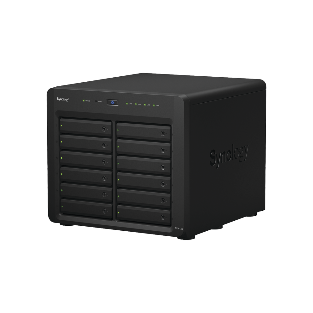 Servidor NAS de escritorio con 12 bahías / Expandible a 36 bahías / Hasta 432 TB Servidor NAS de escritorio con 12 bahías / Expandible a 36 bahías / Hasta 432 TB
