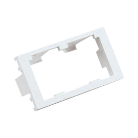 Inserto Plano de 1/3, Espacio para Dos Módulos Mini-Com®, Color Blanco Mate