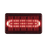 Luz perimetral LED PriZm ™ II de 4x6 con bisel, lente transparente y color REF8, rojo