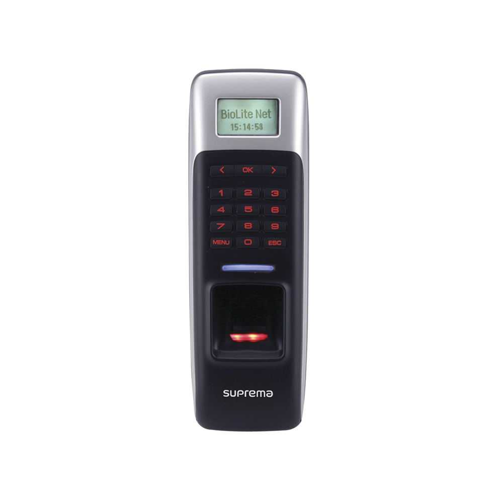 BioLite Net Lector de Huella con Teclado y Proximidad 125KHz / Protección IP65 / Uso con BioStar 1