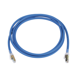 Patch Cord Z-MAX Cat6A UTP, CM/LS0H, 7ft, Color Azul