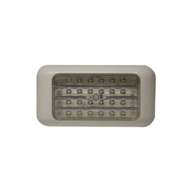 Luz rectangular blanca cálida para interiores