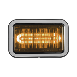 Luz perimetral de advertencia Prizm II con bisel 8.4 In, lente color ámbar
