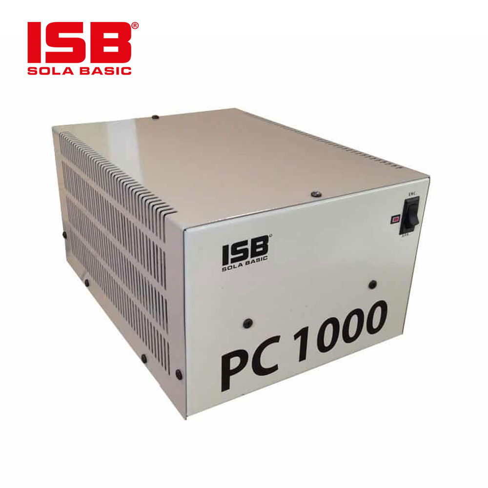 REGULADOR DE VOLTAJE SOLA BASIC PC1000 1000VA/1000W .4 CONTACTOS MONOFASICO 60HZ 120V .TECNOLOGIA FERRORESONANTE .PROTECCION CONTRA SOBRECARGA PARA EQUIPOS INDUSTRIALES ,ELECTRONICOS Y COMPUTACION REGULADOR DE VOLTAJE SOLA BASIC PC1000 1000VA/1000W .4 CONTACTOS MONOFASICO 60HZ 120V .TECNOLOGIA FERRORESONANTE .PROTECCION CONTRA SOBRECARGA PARA EQUIPOS INDUSTRIALES ,ELECTRONICOS Y COMPUTACION