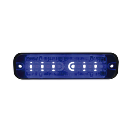 Luz azul de advertencia ámbar SAE Clase I