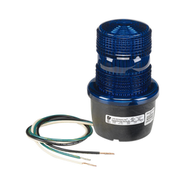 Luz de advertencia LED serie Streamline, 120 Vca, montaje tipo t, azul