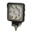 Luz de Trabajo Cuadrada Ultra Brillante, 9 led,1450 lumenes, 12-24 Vcd
