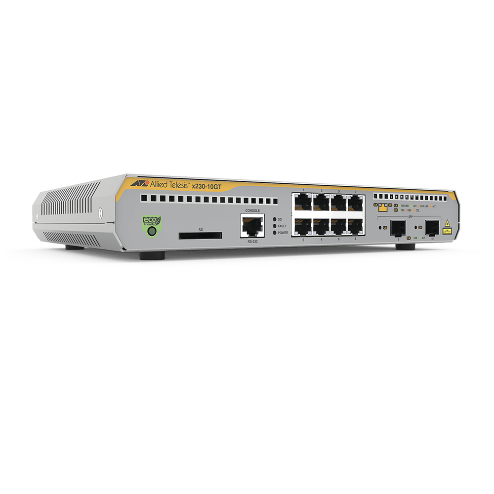 Switch Administrable Capa 3, 8 puertos 10/100/1000 Mbps + 2 puertos SFP Gigabit Switch Administrable Capa 3, 8 puertos 10/100/1000 Mbps + 2 puertos SFP Gigabit