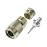 Conector TNC Macho de Rosca para Cable RG-59/U, Grupo D, Níquel/ Plata/ Teflón.