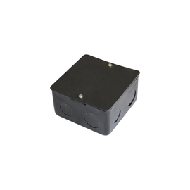 Caja de registro de acero galvanizado, 10x10 cm, Color Negro (11000-00000) Caja de registro de acero galvanizado, 10x10 cm, Color Negro (11000-00000)