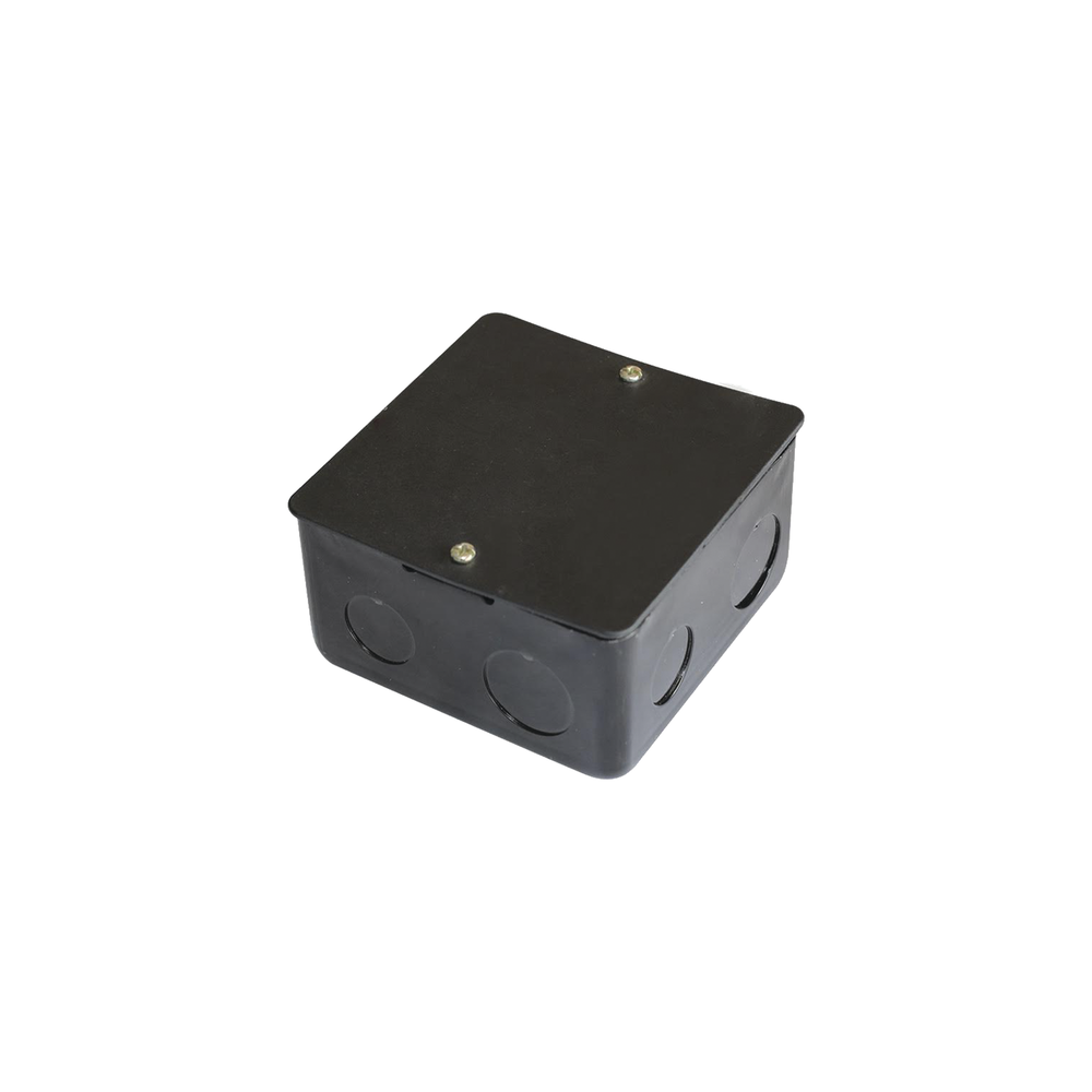 Caja de registro de acero galvanizado, 10x10 cm, Color Negro (11000-00000) Caja de registro de acero galvanizado, 10x10 cm, Color Negro (11000-00000)