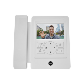 Monitor con teléfono  blanco YDV4702 para tvportero 80126