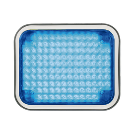 Luz perimetral LED azul 7x9 con bisel