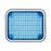 Luz perimetral LED azul 7x9 con bisel