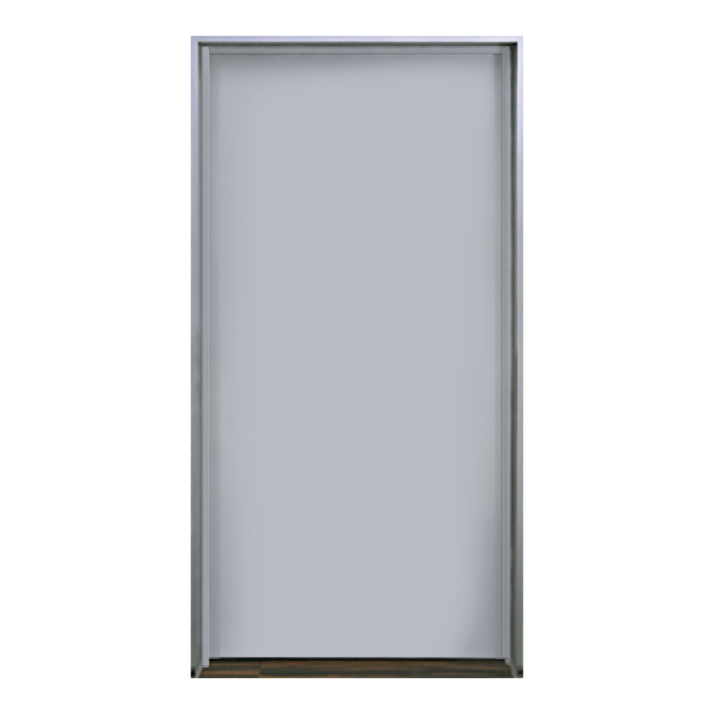 Puerta metálica galvanizada 3 ft x 7 ft