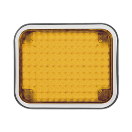 Luz perimetral LED ambar 7x9 con bisel