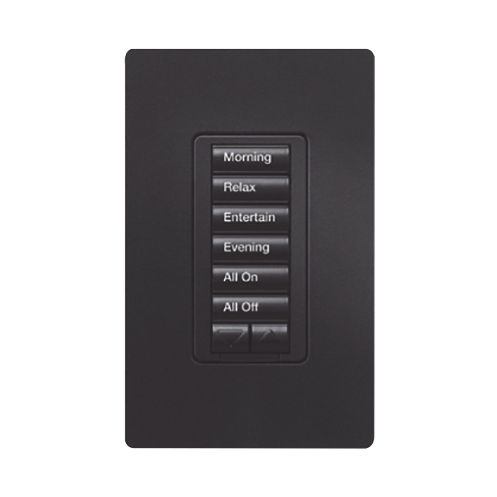 Teclado hibrido seetouch, 6 botones, 2 botones subir/bajar, intensidad 120V/450W, color blanco.