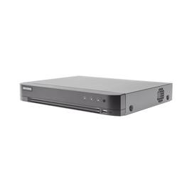 DVR 8 Megapixel / 8 Canales 4K TURBOHD + 8 Canales IP / 1 Bahía de Disco Duro / 4 Canales de Audio / 4 Entradas de alarma / Vídeoanálisis