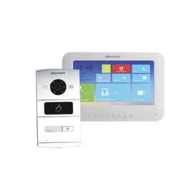 Hikvision DS-KIS601 - Sistema de intercomunicación de vídeo - cableado - 7
