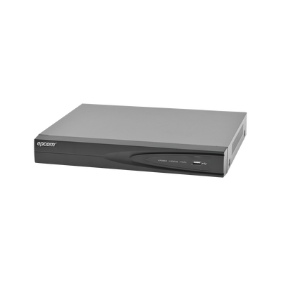 DVR 2 Megapixel / 8 Canales TURBOHD + 2 Canales IP / 1 Bahía de Disco Duro / H.264+ / 1 Canal de Audio / Vídeoanálisis
