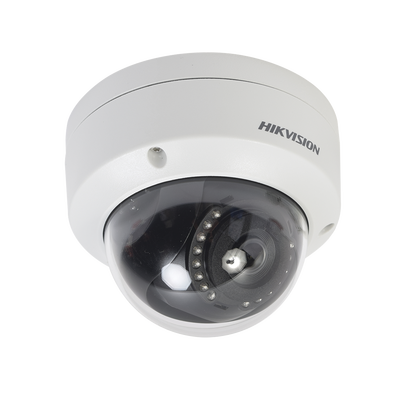 Domo IP 3 Megapixel / 30 mts IR Inteligente / dWDR / Exterior IP67 / IK10 / Hik-Connect P2P / H.264+ / PoE / ONVIF
