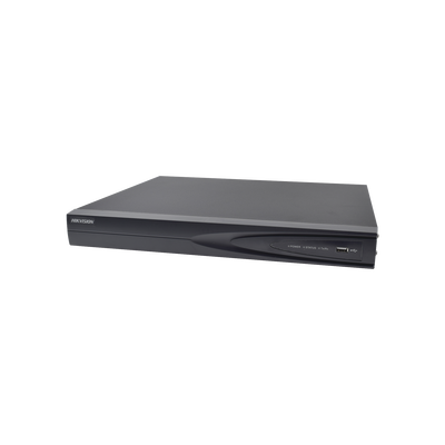 NVR 5 Megapixel / 16 canales IP / 8 puertos PoE+ / 2 Bahías de Disco Duro / H.264+