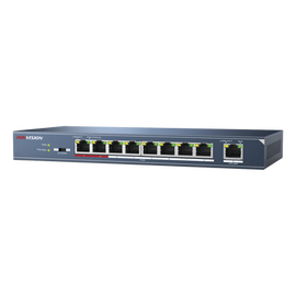 Switch PoE+ / 250 Metros PoE Larga Distancia / 8 Puertos 802.3af/at (30 W) 10/100 Mbps + 1 puerto 10/100