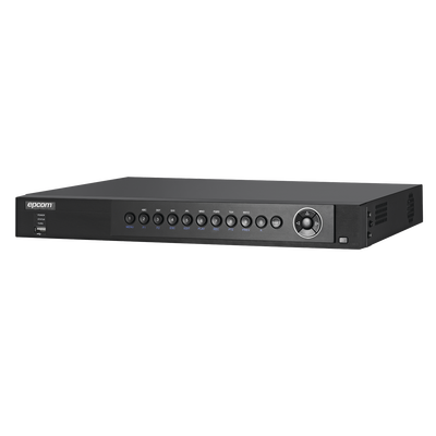 DVR 3 Megapixel / 4 Canales TURBOHD + 2 Canales IP / 1 Bahía de Disco Duro / H.264+ / 4 Canales de Audio / 4 Entradas de alarma / Vídeoanálisis