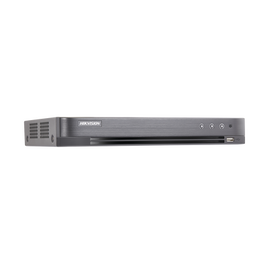 DVR 4 Megapixel / 8 Canales TURBOHD + 4 Canales IP / 1 Bahía de Disco Duro / 1 Canal de Audio / Audio por coaxitron / Vídeoanálisis