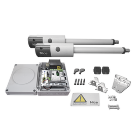 Kit de motores para automatizar portones vehiculares abatibles residenciales de dos hojas / Puertas Hasta 3 metros de longitud y un Peso máximo de 300 kg