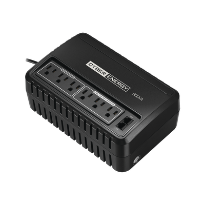 UPS de 500 VA, Topología Línea Interactiva, Entrada 120 Vca NEMA 5-15P, y 6 Salidas NEMA 5-15R, Con Regulador de Voltaje (AVR)