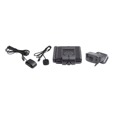 MDVR dual IP, incluye módulos de 3G y GPS. Cuenta con 2 Cámaras IP e incluye botón de pánico