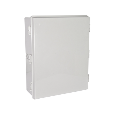 Gabinetes NEMA, cuerpo gris, cubierta gris para interior y exterior (400 x 500 x 160 mm), incluye panel