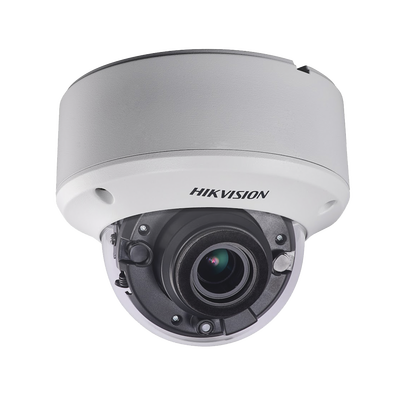 Domo TURBOHD 5 Megapixel / Lente Mot. 2.7 a 13.5 mm / 40 mts IR EXIR / dWDR / 4 Tecnologías (TVI / AHD / CVI / CVBS) / IP67 / IK10 / dWDR