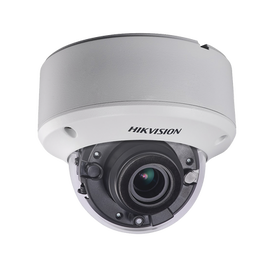 Domo TURBOHD 5 Megapixel / Lente Mot. 2.7 a 13.5 mm / 40 mts IR EXIR / dWDR / 4 Tecnologías (TVI / AHD / CVI / CVBS) / IP67 / IK10 / dWDR