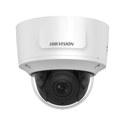 HIK - IP 4MP Camara Domo Lente Motorizado 2.8-12mm IR 30m H265+ 3D DNR WDR IP67 IK10 12VDC & PoE Alarm/Audio I/O