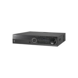 DVR 4 Megapixel / 24 Canales TURBOHD + 16 Canales IP / 8 Bahías de Disco Duro / 16 canales de Audio / 16 Entradas de  Alarma