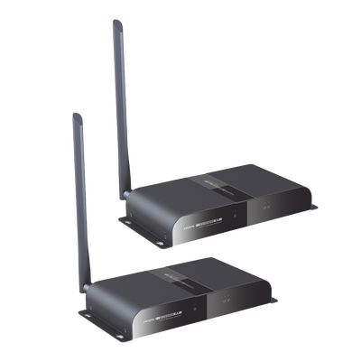 Kit extensor inalámbrico HDMI de 200 metros, protocolo HDbitT, control IR, 1080 p@50/60 Hz, compatible con HDCP.