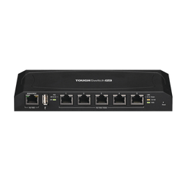 Switch PoE Gigabit Ethernet de 5 puertos para equipos Ubiquiti (24 Vcc).