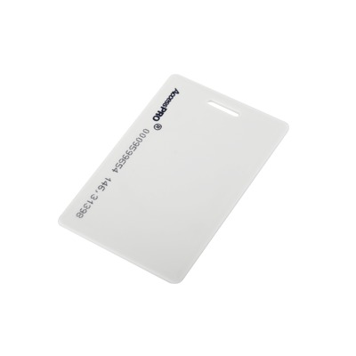Tarjeta de proximidad EM de 125 KHz en formato de 26 bits tipo PROX (gruesa) Tarjeta de proximidad EM de 125 KHz en formato de 26 bits tipo PROX (gruesa)